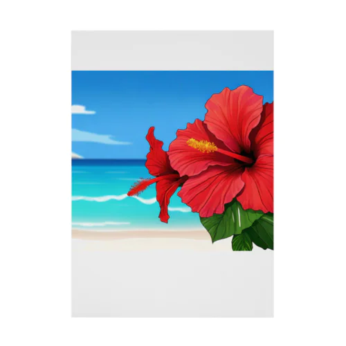 ハイビスカス　リゾート　🌺　🏝️ Stickable Poster