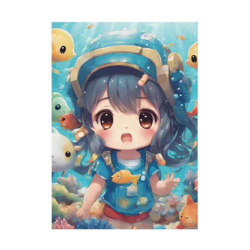 ゴンズイちゃん Stickable Poster