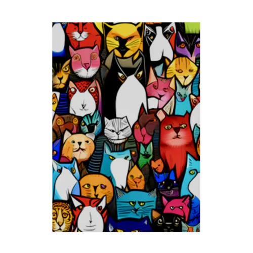 PAC (ポップアートキャット) Stickable Poster