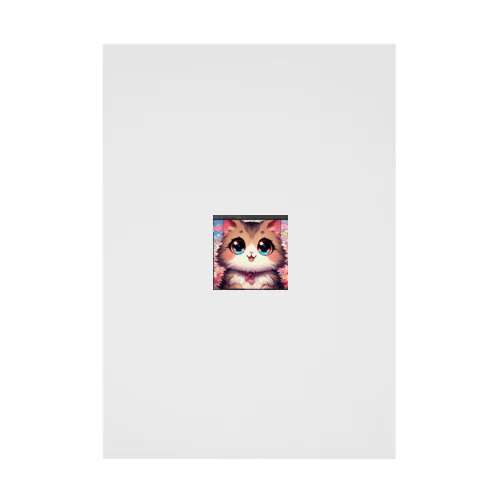 ねこニコばん Stickable Poster