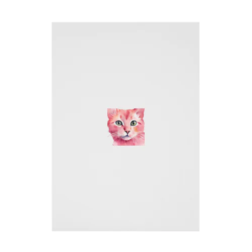 ピンクの猫ちゃんやで Stickable Poster