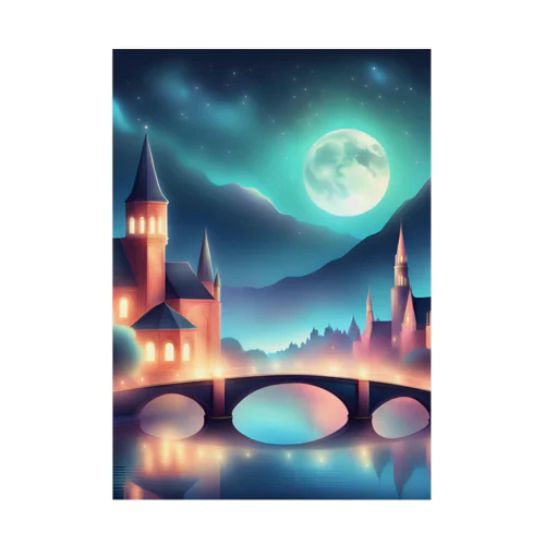 綺麗な夜景 Stickable Poster