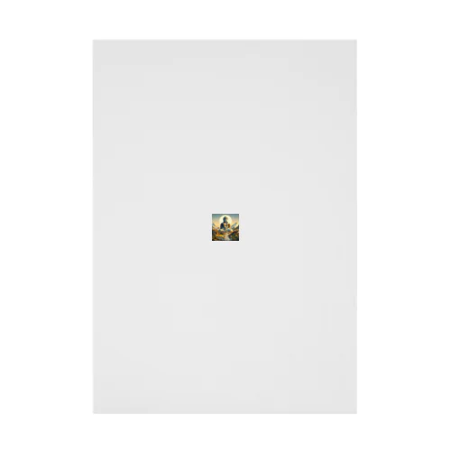 Majestic Serenity: Dawn of Enlightenment Stickable Poster