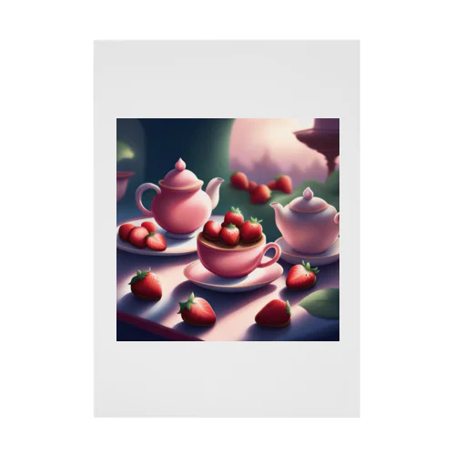 苺と紅茶 Stickable Poster