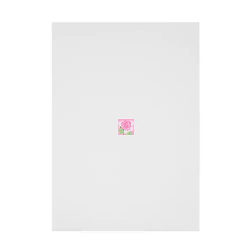 ピンクのバラ Stickable Poster