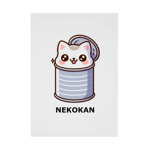 NEKOKAN Stickable Poster