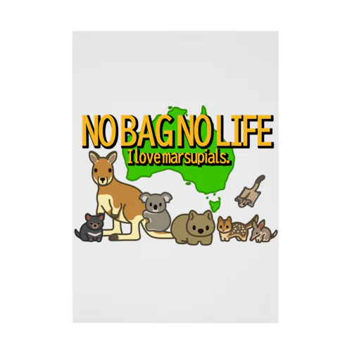 NO BAG NO LIFE Stickable Poster