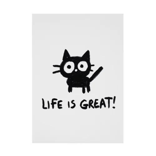 Life is Great !　素晴らしき人生2 Stickable Poster