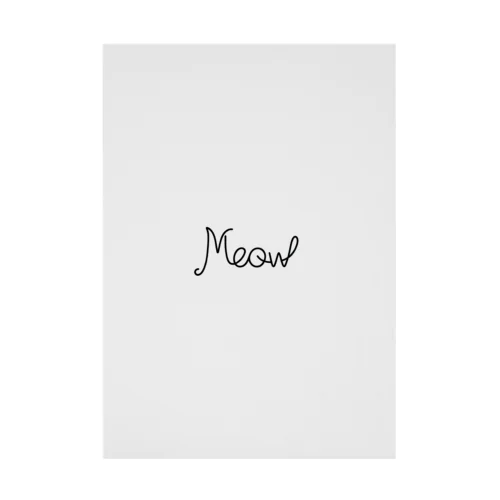 meow Stickable Poster