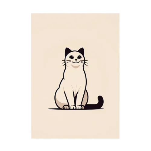 スタンダード猫 吸着ポスター