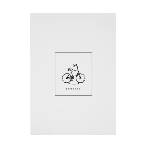 sotoasobi -bicycle- Stickable Poster