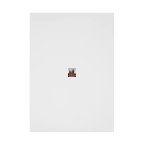 ケルン大聖堂（pixel art） Stickable Poster