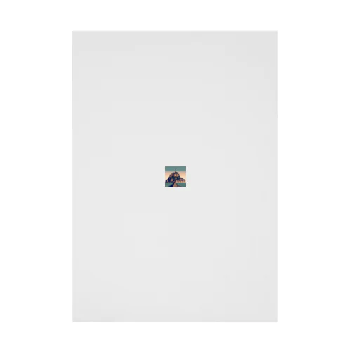 モン・サン・ミシェル（pixel art） 吸着ポスター