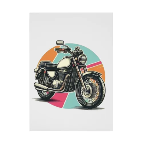 バイクでレツゴー Stickable Poster