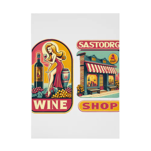 Classic Vino Stickable Poster