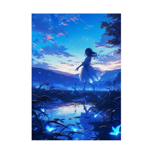 贅沢な夕暮れのひと時を貴女に　Hime  2530 Stickable Poster