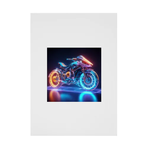 バイクホログラム Stickable Poster