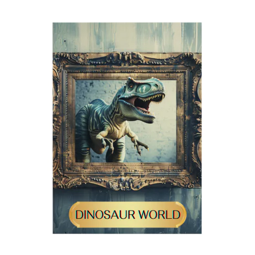 飛び出す恐竜　－　dinosaur that pops out　－ Stickable Poster