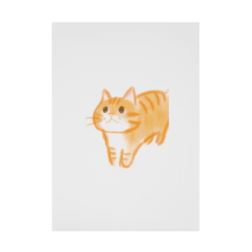 キュートなワクワクねこ Stickable Poster