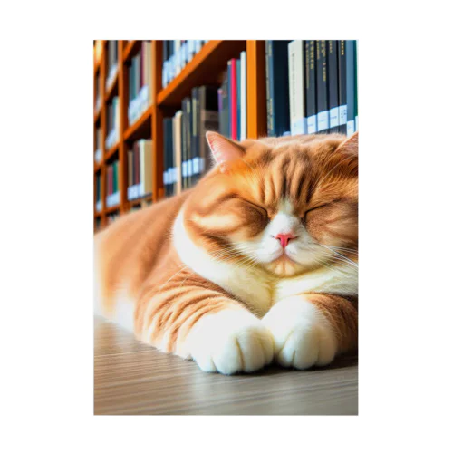眠りネコ Stickable Poster