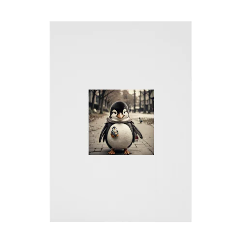 お出かけペンギン Stickable Poster