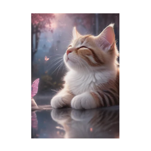 Dream cat☽･:* Stickable Poster