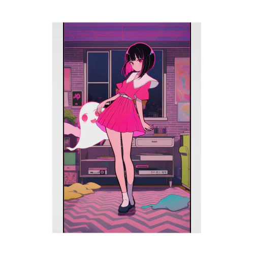 ゴーストGIRL Stickable Poster