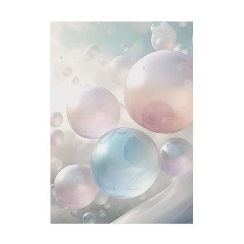 Bubbles🫧 ͛.* 吸着ポスター