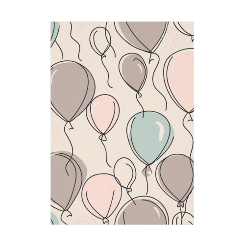 Balloons🎈♡̢ Stickable Poster