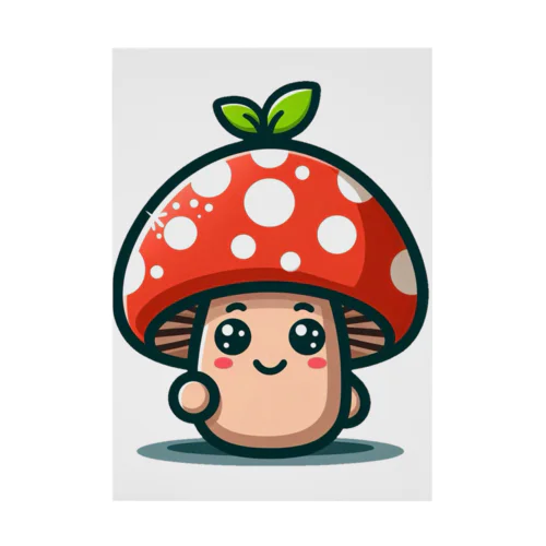 かわいいキノコくん🍄 Stickable Poster