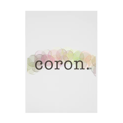 【coron.】シリーズグッズ Stickable Poster