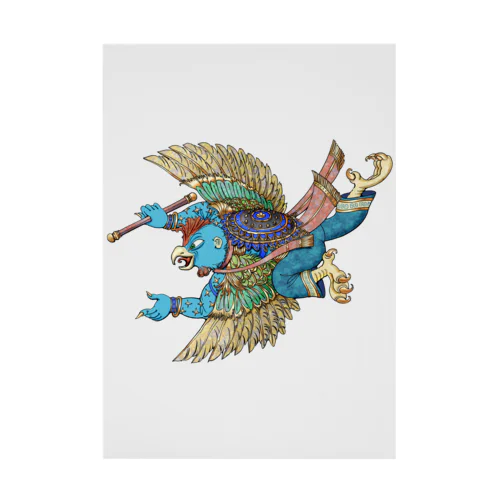 インド神話の霊鳥・ガルーダ 吸着ポスター
