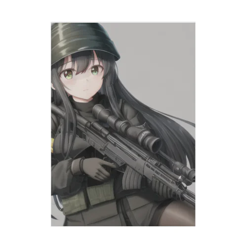 戦う乙女シリーズ 黒瀬 かなた Stickable Poster