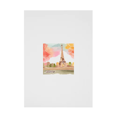 paris spring Stickable Poster