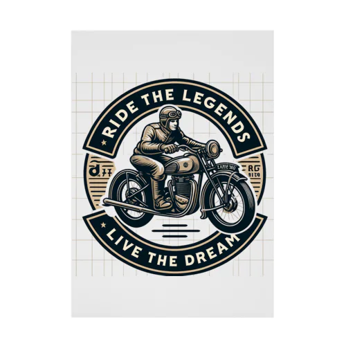 Ride the legends  Stickable Poster