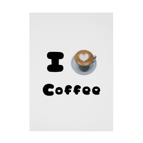 I♡coffee Stickable Poster