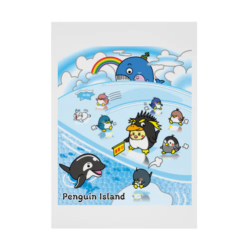 Penguin Island / ペンギンアイランド 吸着ポスター