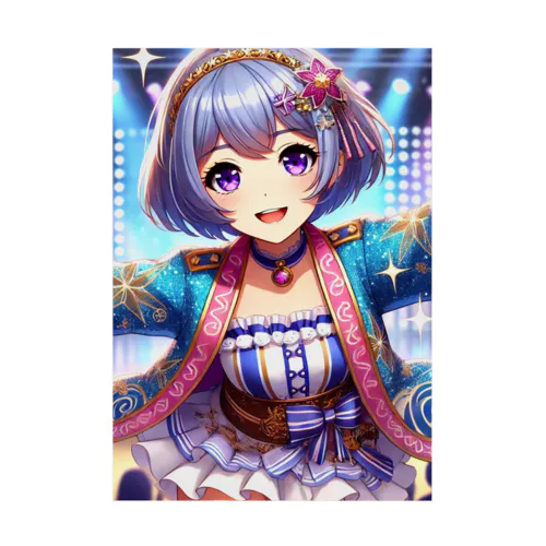 アイドルハナビのグリッターステージジャケット Stickable Poster