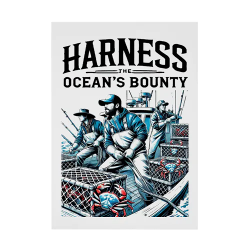 HARNESS THE OCEAN'S BOUNTY 吸着ポスター