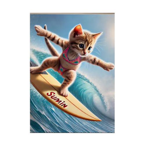 サーフィンCat Stickable Poster