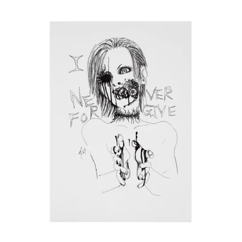 NeverForgive2 Stickable Poster