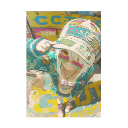 Pop Girl #9 Stickable Poster