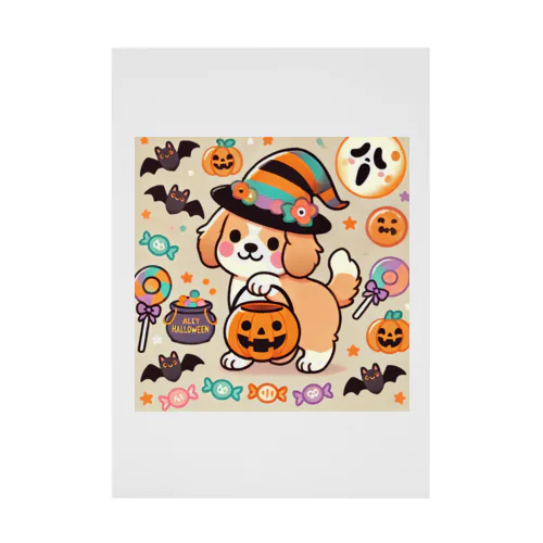 ハロウィンドッグ Stickable Poster