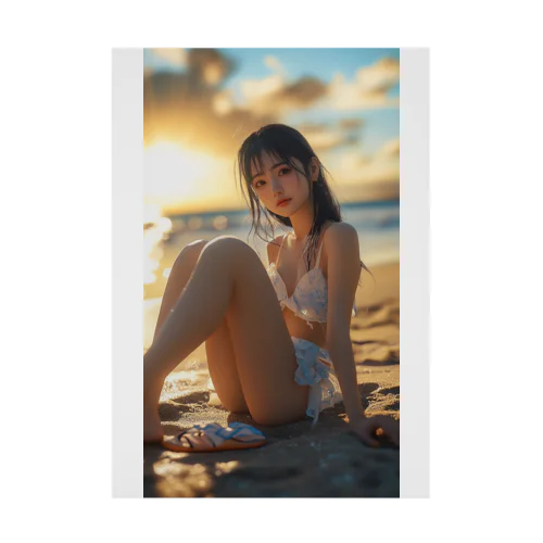 AI美少女ポスター Stickable Poster