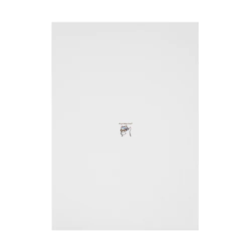 息抜きしてるか確認してくるねこ Stickable Poster