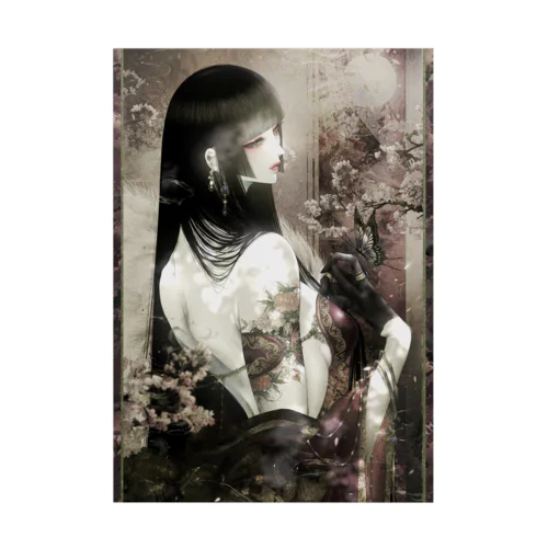 羞花閉月 Stickable Poster