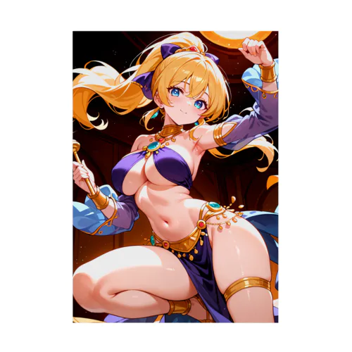 紫の踊り子タレイア 二次元タレイアシリーズNo.2 4-2-250204 Stickable Poster
