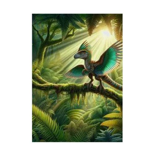 ジュラの森、虹色の目覚め Stickable Poster