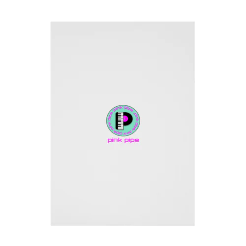 PinkPipeオリジナルグッズ ピアノレコード 吸着ポスター