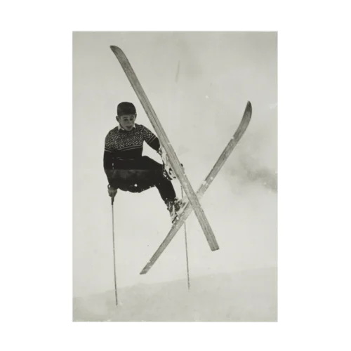 BILLY DAY, 8 OR 9 YEARS OLD, DOING A FLYING JUMP TURN 吸着ポスター